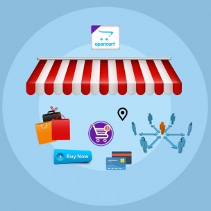 Opencart B2C ve C2C Mağaza Satıcı Modülü